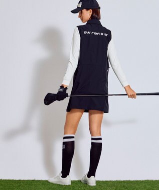 PW CIRCULUS 【WOMEN】ハイソックス ゴルフ レディース ブラック系