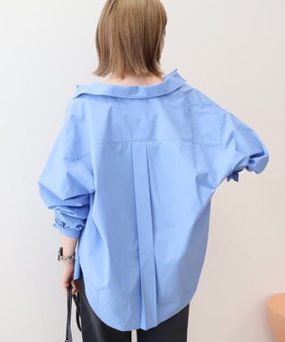 AMERICAN HOLIC イージーケアブロードシャツ Sax