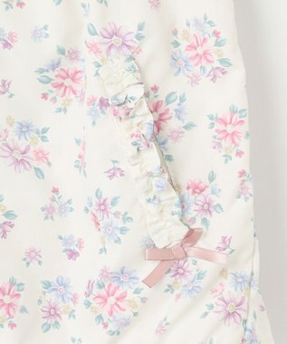 ANY KIDS 裾ペプラム 花柄 ブルゾン エクリュ系