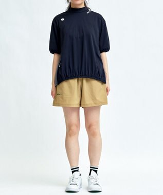 PW CIRCULUS 【WOMEN】ギャザリングショーツ ゴルフウェア レディース ベージュ系