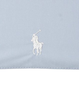 MOONBAT POLO RALPH LAUREN（ポロ ラルフローレン）晴雨兼用日傘 ワンポイント ポロポニー 無地  折りたたみ傘 楽折 遮光 遮熱 UV スカイブルー