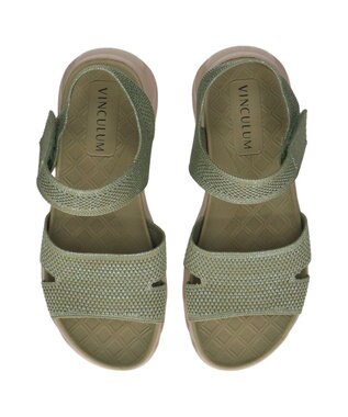 Bridget Birkin 【VINCULUM】フレックスソールベルクロサンダル カーキ