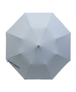 MOONBAT POLO RALPH LAUREN（ポロ ラルフローレン）晴雨兼用日傘 ワンポイント ポロポニー 無地  折りたたみ傘 楽折 遮光 遮熱 UV スカイブルー