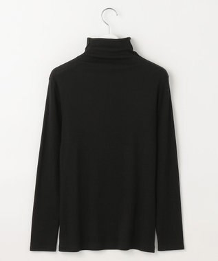 自由区 L ベアテレコボトルネック カットソー ブラック