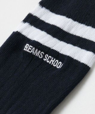 BEAMS SCHOOL 18cm丈スクールソックス ネイビー