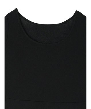 Green Parks フレアニットワンピース Black