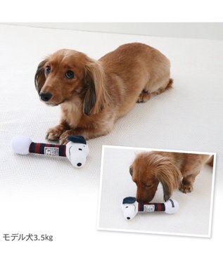PET PARADISE スヌーピー ゴルフ ダンベルトイ Ｓ ネイビー×レッド
