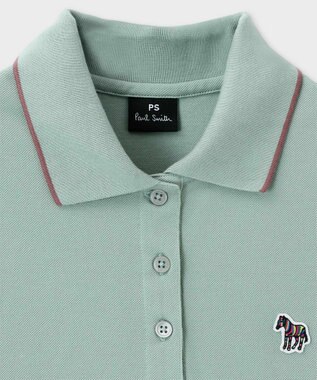 Paul Smith Zebra ライン ポロシャツ ブルーグリーン
