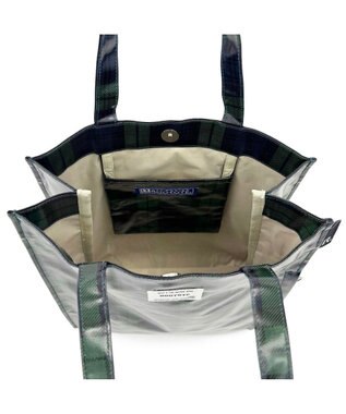 ROOTOTE 3605【ラミネート加工 A4収納】EU.アーキャトル.ラミネート-T 01：チェック・グリーン