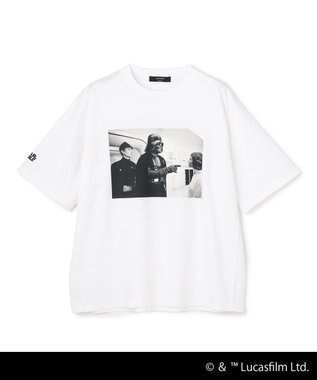 JOSEPH HOMME 【WEB限定】【スター・ウォーズ 】 JOSEPH HOMME スター・ウォーズ / リラックスフォルム クルーネックプリントTシャツ ホワイト系1