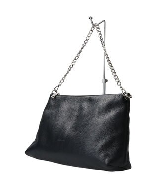 INTER-CHAUSSURES 【RIPANI】チェーンハンドルレザーバッグ ブラック