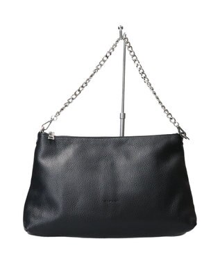 INTER-CHAUSSURES 【RIPANI】チェーンハンドルレザーバッグ ブラック