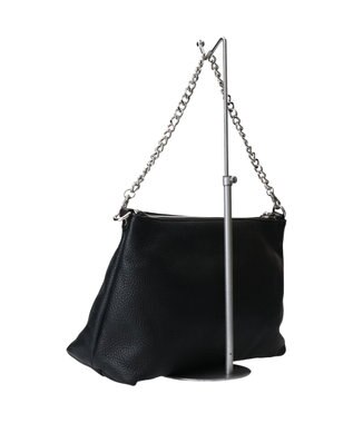 INTER-CHAUSSURES 【RIPANI】チェーンハンドルレザーバッグ ブラック