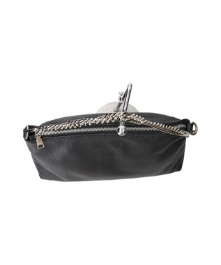 INTER-CHAUSSURES 【RIPANI】チェーンハンドルレザーバッグ ブラック