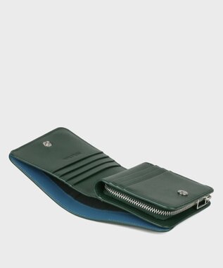 Paul Smith PS Paul Smith ドローイング 2つ折り財布 グリーン