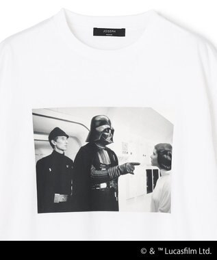 JOSEPH HOMME 【WEB限定】【スター・ウォーズ 】 JOSEPH HOMME スター・ウォーズ / リラックスフォルム クルーネックプリントTシャツ ホワイト系1