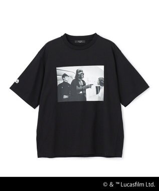 JOSEPH HOMME 【WEB限定】【スター・ウォーズ 】 JOSEPH HOMME スター・ウォーズ / リラックスフォルム クルーネックプリントTシャツ ブラック系1