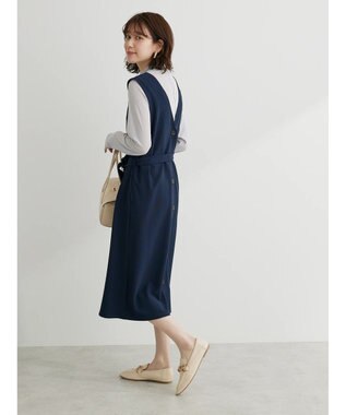 Green Parks ジレにもなる３ＷＡＹジャンパースカート Navy