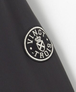 23区GOLF 【WOMEN】ミドル丈 中綿ブルゾン ブラック系