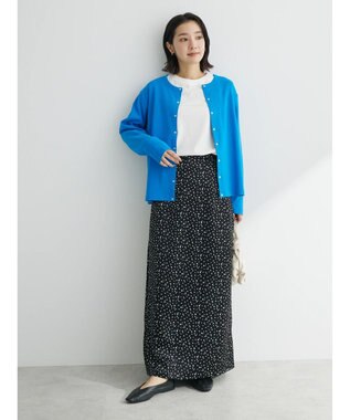 Green Parks リブカットカーディガン Blue