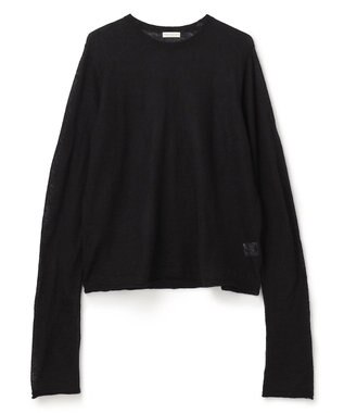 BEIGE， PROTAGONISTA / シアーモヘアニット Black