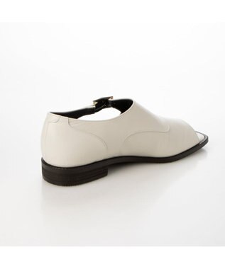 ing <ing>ダブルモンクサイドオープンシューズ アイボリー