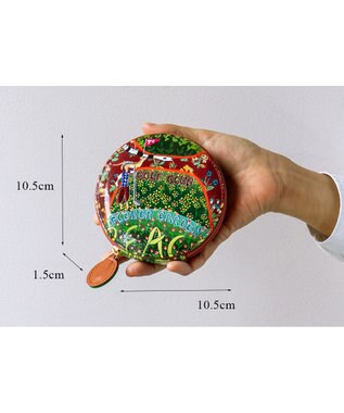 tsumori chisato CARRY ガーデンゴルフクラブ コインケース 小銭入れ ブラウン