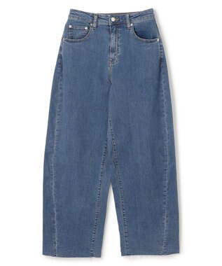 UNFILO 【UNFILO DENIM】バレルレッグデニム ミッドブルー