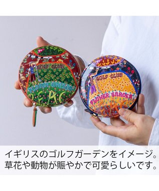 tsumori chisato CARRY ガーデンゴルフクラブ コインケース 小銭入れ ブラウン