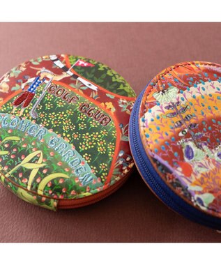 tsumori chisato CARRY ガーデンゴルフクラブ コインケース 小銭入れ ブラウン