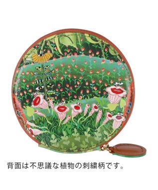 tsumori chisato CARRY ガーデンゴルフクラブ コインケース 小銭入れ ブラウン