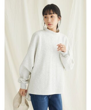 CRAFT STANDARD BOUTIQUE JQカットボリュームスリーブMOCプルオーバー2 Oatmeal