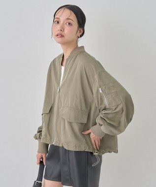 earth music&ecology アウトポケットＭＡ－１ Khaki