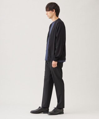 UNFILO MENS スゴ機能美 ニット カーディガン ブラック