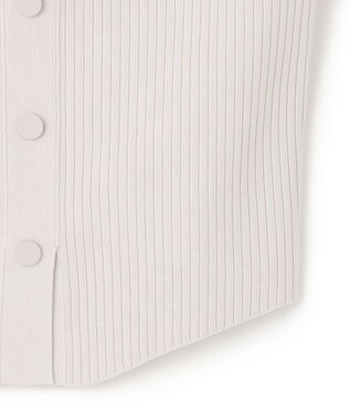 ICB 【洗える】ハイゲージスムース ニットビスチェ トープ系