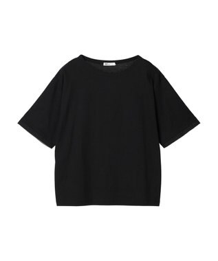 CRAFT STANDARD BOUTIQUE 【ＵＶカット】布帛切り替えプルオーバー Black