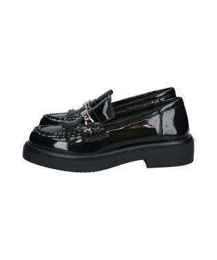 Bridget Birkin 【Round About】チェーンビットタッセルローファー ブラックエナメル