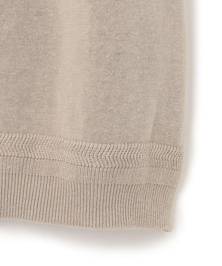 J.PRESS YORK STREET 【UNISEX】リラックス ニットポロシャツ ベージュ系