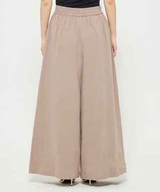 uncrave コットンリネンボイル ワイドパンツ トープ