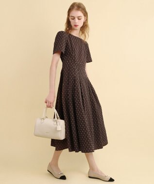 TOCCA T-ECLAIR LEATHERBAG ボストンバッグ アイボリー系