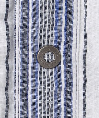 JOSEPH ABBOUD 【25SS・2WAY】リバーシブルシャツ サックスブルー系