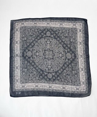 WEGO パターンバンダナ ブラック