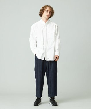 J.PRESS YORK STREET 【UNISEX】オックス起毛 シャツ/B.D. ホワイト系