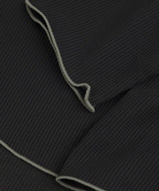 AMERICAN HOLIC ワッフル配色メロープルオーバー Black