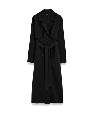 JOSEPH メリノミラノ　ロングコート Black