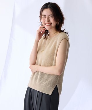 【洗濯機可/アンチピリング】ギマノースリーブニット