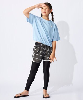 OP／FILA 【FILA】Tシャツ付きセパレート 3点セット水着 サックス