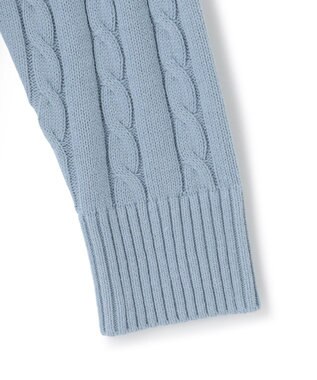 23区 S 【SLOW/一部店舗限定】ハイバルコットンブレンド ニット スカイブルー系