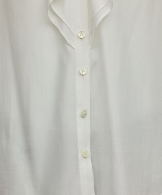 GRACE CONTINENTAL フリルスキッパーブラウス ホワイト