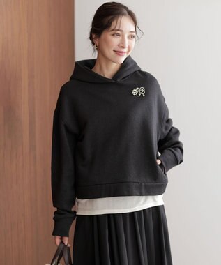 組曲 S チュールフロッキー カットソー アイボリー系